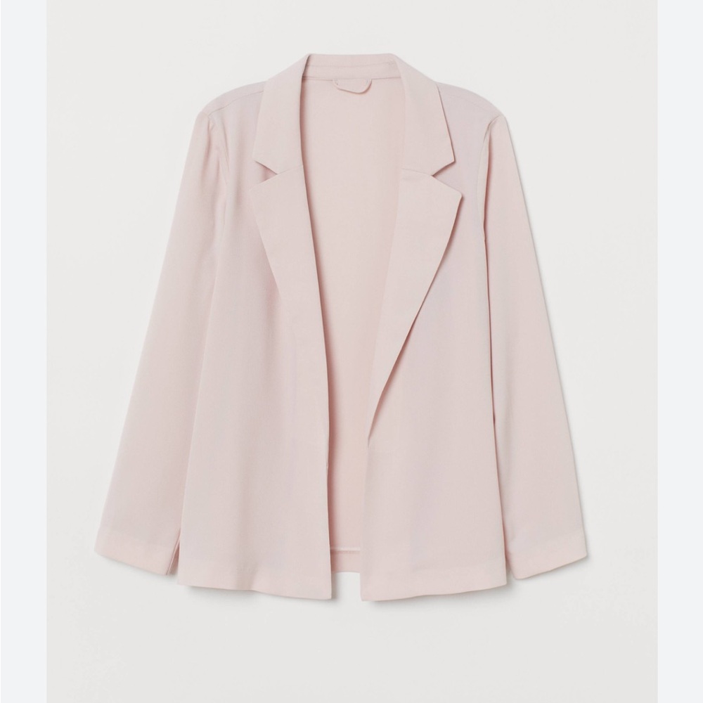 H&M lightweight pink blazer